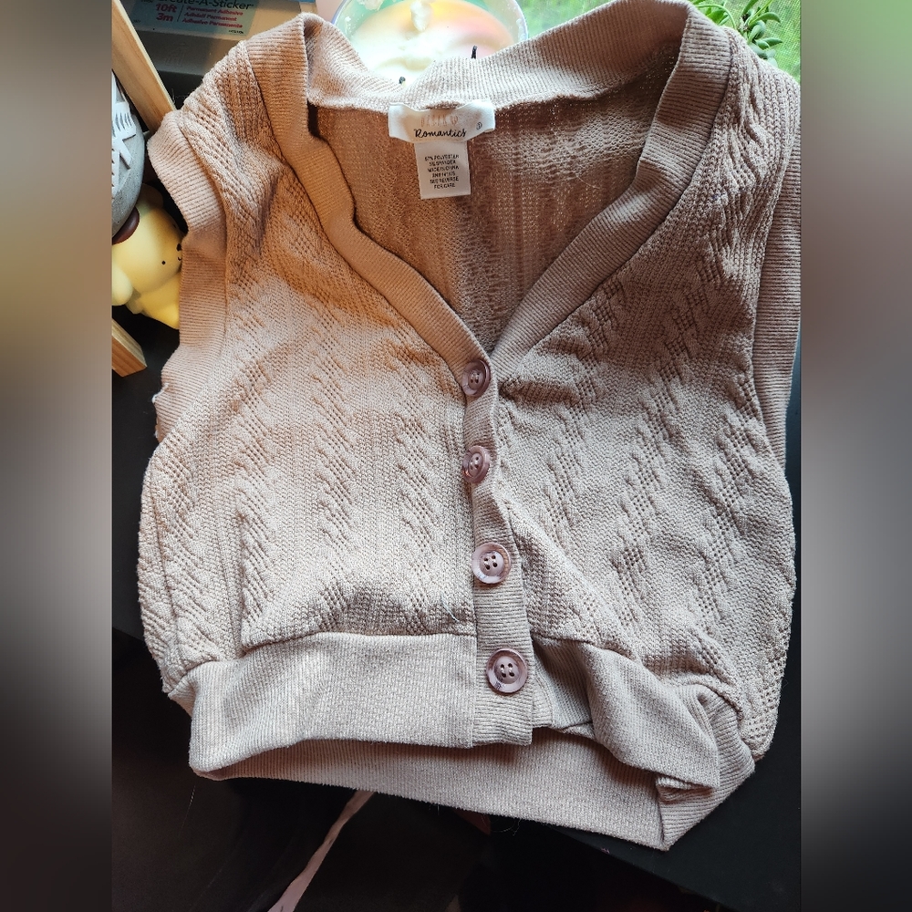 Tan vest